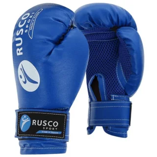 Набор бокс для начинающих Rusco Sport черно-синий 6 OZ