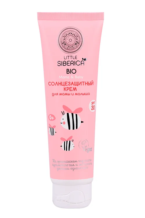 Крем Natura Siberica Little Bio солнцезащитный SPF30 для мамы / малыша 100 мл