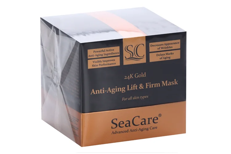 Маска SeaCare 24K Gold для лица антивозрастная с реноваж / золотом / витамином Е 50 мл