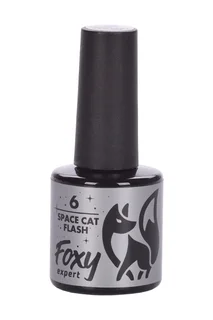 Гель-лак Foxy Expert Space CAT Flash светоотражающий для ногтей №6 8 мл