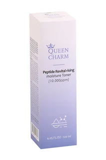 Тонер Queen Charm омолаж увлажняющий с пептидами 1% для лица 120 мл