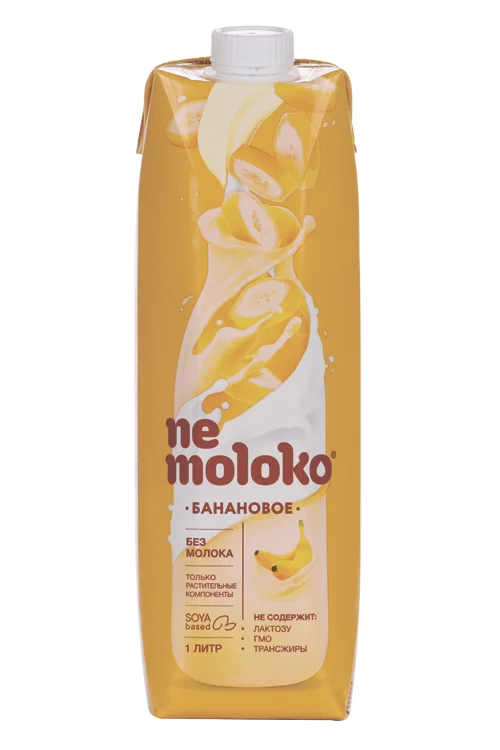 Напиток Nemoloko соевый с бананом обогащен вит / минерал 1 л