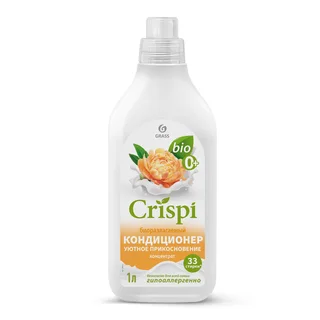 Grass Кондиционер-ополаскиватель для стирки Crispi концентрированный Уютное прикосновение флакон 1000 мл