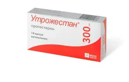 Утрожестан капсулы 300 мг 14 шт