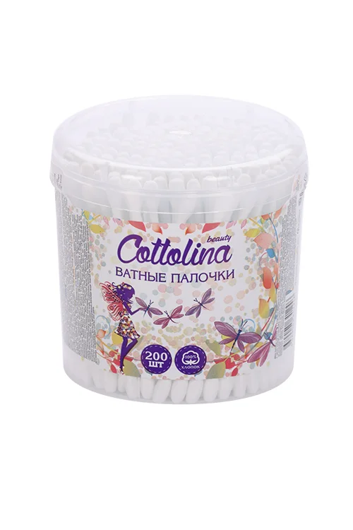 Ватные палочки Cottolina 200 шт банка