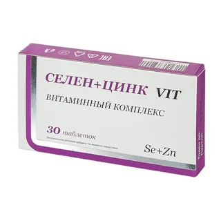 Селен+Цинк Вит таблетки 30 шт
