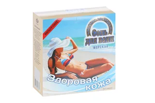 Соль для ванн Здоровая кожа 1 кг ф/п коробка
