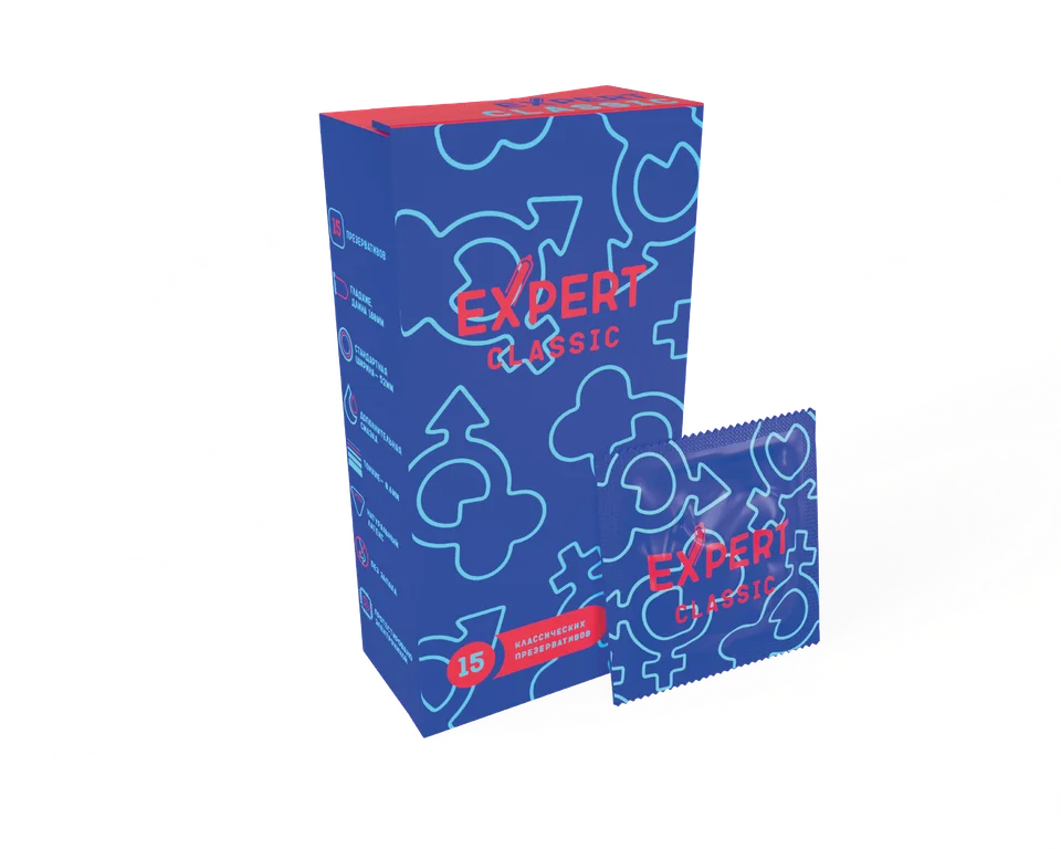 Презервативы Expert Классические 15 шт.