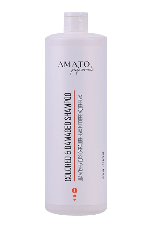 Шампунь Amato Professionale Colored&Damaged для окраш / поврежд волос 1 л