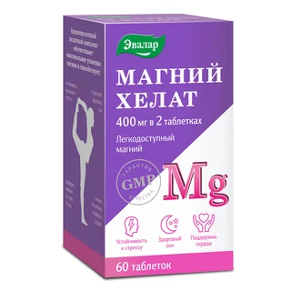 Магний Хелат 1,4 гр 60 шт таблетки