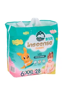 Трусики-подгузники Inseense Classic V5S XXL (15+ кг) 28 шт изумруд