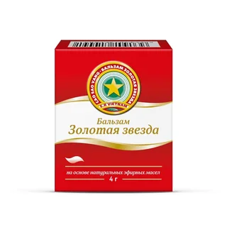 Бальзам Золотая Звезда Мазь для наружного применения 4 гр