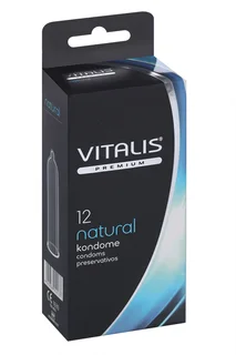 Презервативы Vitalis Premium natural классические ширина 53 мм 12 шт