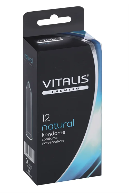 Презервативы Vitalis Premium natural классические ширина 53 мм 12 шт