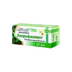 Хлорофиллипт Раствор для местного и наружного применения масляный 20 мг / мл 20 мл