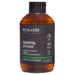 Шампунь мужской Сила и укрепление 400 мл Ecolatier