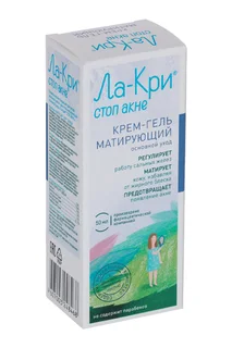 Ла-Кри крем-гель стоп акне матирующий основной уход 50 мл