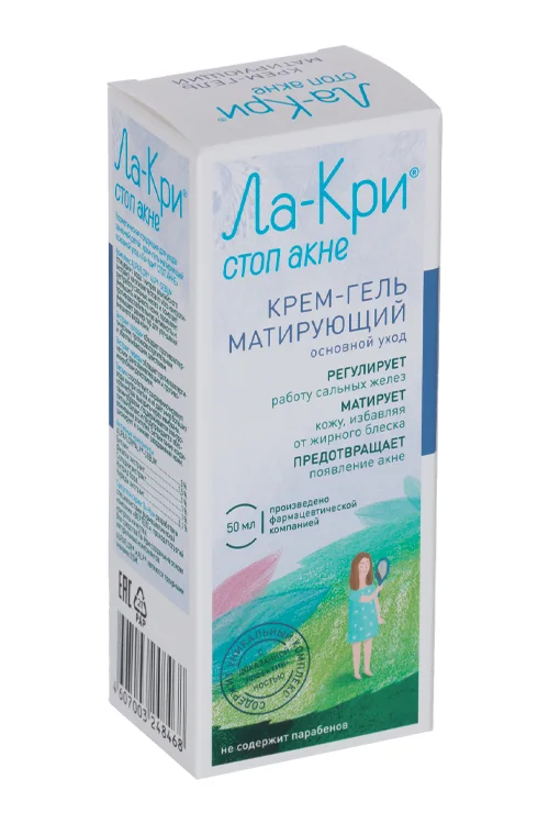 Ла-Кри крем-гель стоп акне матирующий основной уход 50 мл