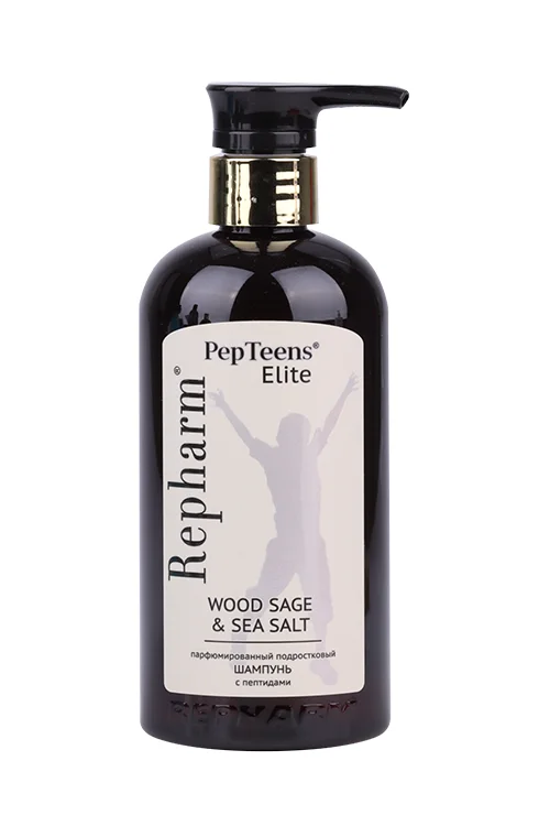 Шампунь Repharm PepTeens Elite Wood Sage & Sea Salt подрост парфюм с пептид 500 мл