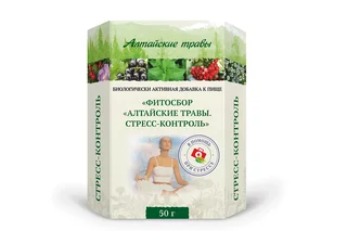 Фитосбор Алтайские травы Стресс-Контроль 50 гр