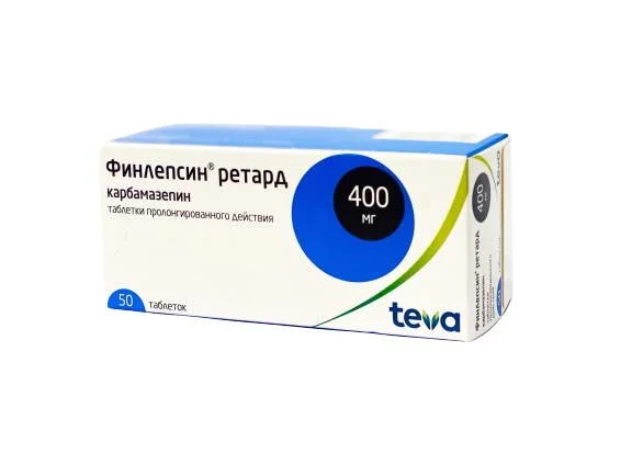 Финлепсин таблетки 400 мг 50 шт