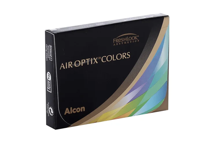 Линзы Alcon Air Optix Colors контакт цвет ежемес (диоптрия -0,00) 2 шт коричневый