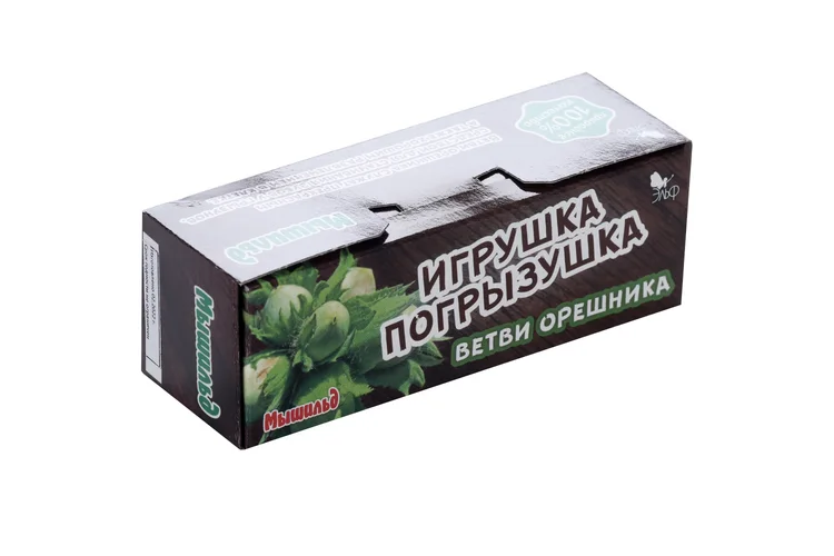 Игрушка-погрызушка Rigerhaus мышильд для декоративных грызунов ветви орешника