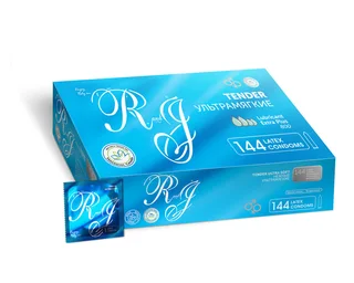 Презервативы R and J Tender Ultra Soft нежные ультрамягкие 144 шт