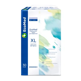 EcoMed Подгузники-Трусы для взрослых XL (85-160 см) 30 шт