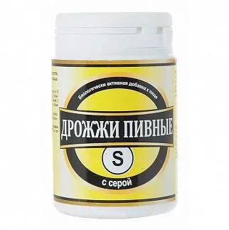 Дрожжи пивные сера таблетки 100 шт