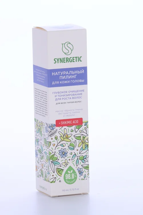 Пилинг для кожи головы Synergetic Глубокое очищение и тонизирование для роста волос 110 мл