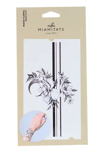Тату-браслет переводной Miamitats Moon Floral Bracelet (0889)