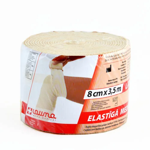 Лаума Бинт эластичный 8 см × 3,5 м 1 шт