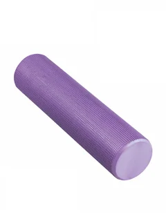 Ролик Indigo Foam roll IN022 массажный для йоги 60×15 см фиолетовый