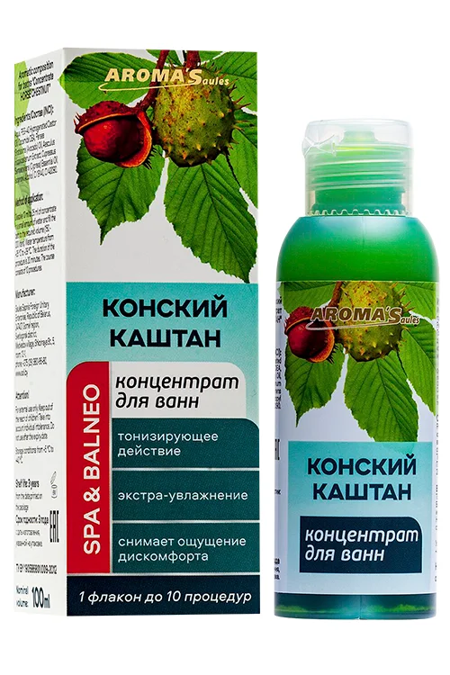 Концентрат для ванн AROMASaules Конский каштан 100 мл