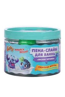 Пена-слайм для ванны Baffy Лесная черника с сюрпризом детская 300 мл