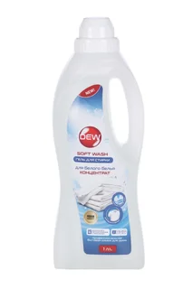 Гель DEW Soft wash для стирки белого белья 1 л