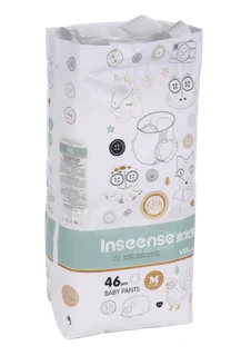 Трусики-подгузники Inseense V5S M (6-11 кг) 46 шт салат