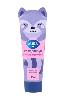 Крем Aura питательный масло ши / коллаген для рук 75 мл
