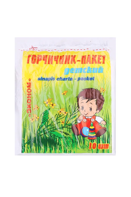 Горчичники-пакет Эконом 10 шт горчичники 10 шт