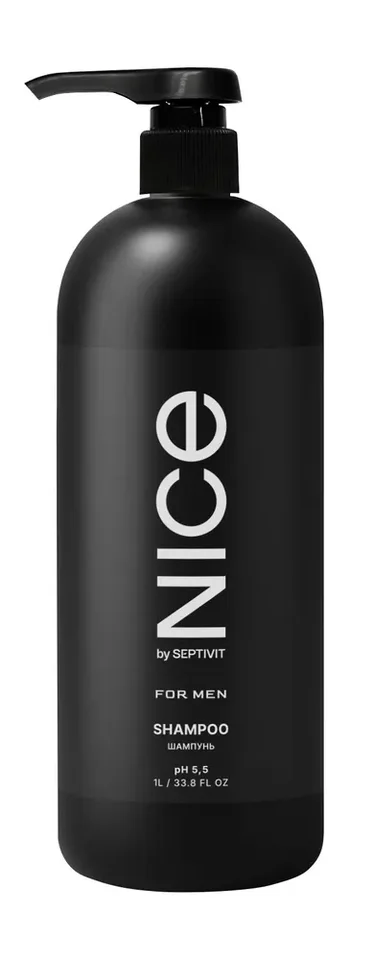 Шампунь Nice by Septivit мужской для всех типов волос 1 л