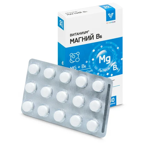 Магний В6 Витаниум 30 шт таблетки