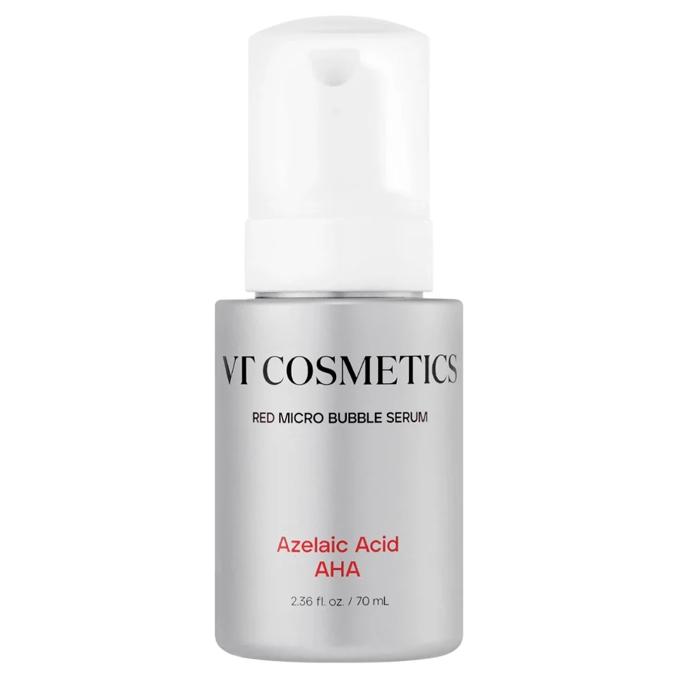 Пузырьковая сыворотка с азелаиновой кислотой Az AHA Red Micro Bubble Serum 70 мл VT Cosmetics