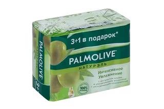 Мыло Palmolive туалетное натурэль интенсивное увлажнение экстракт оливы / увлажняющее молочко 90 гр 4 шт