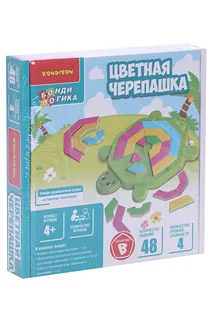 Игра-головоломка Bondibon настольная Цветная черепашка