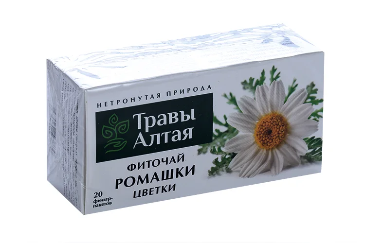 Ромашки цветки серии Алтай фиточай 1,5 гр 20 шт ф/п