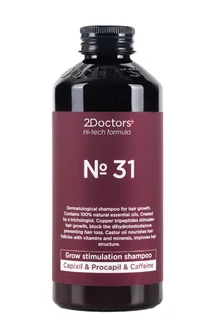 Шампунь для роста волос 2Doctors "Мультипептидный с кофеином" №31 250 мл