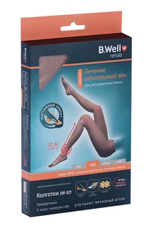 Колготки B Well компр MED 2 класс JW-321 р 5 натур