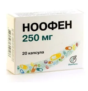 Ноофен капсулы 250 мг 20 шт