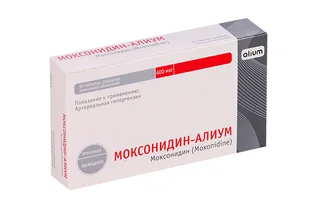 Моксонидин-Алиум 400 мкг 60 шт таблетки покрытые пленочной оболочкой